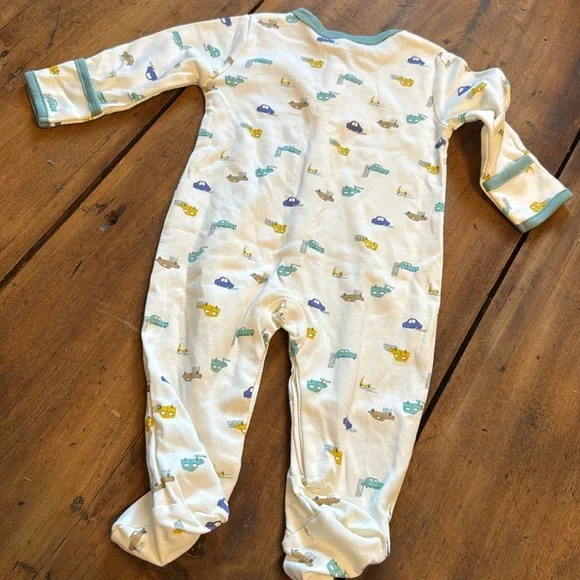 Like New Mamas & Papas Snap Close Automobile Onesie Footie